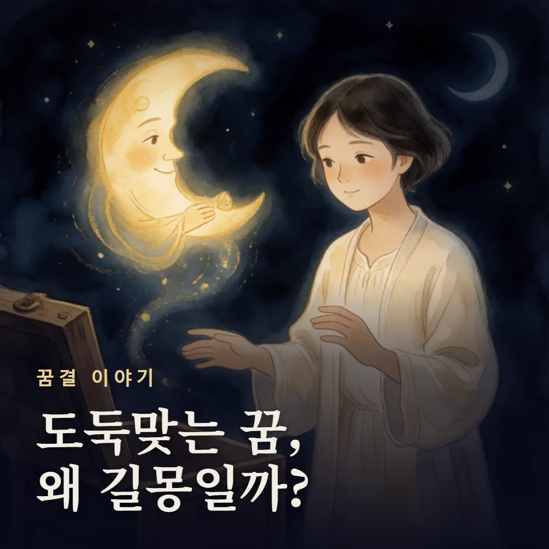 꿈결 이야기 표지 — 도둑맞는 꿈, 왜 길몽일까?