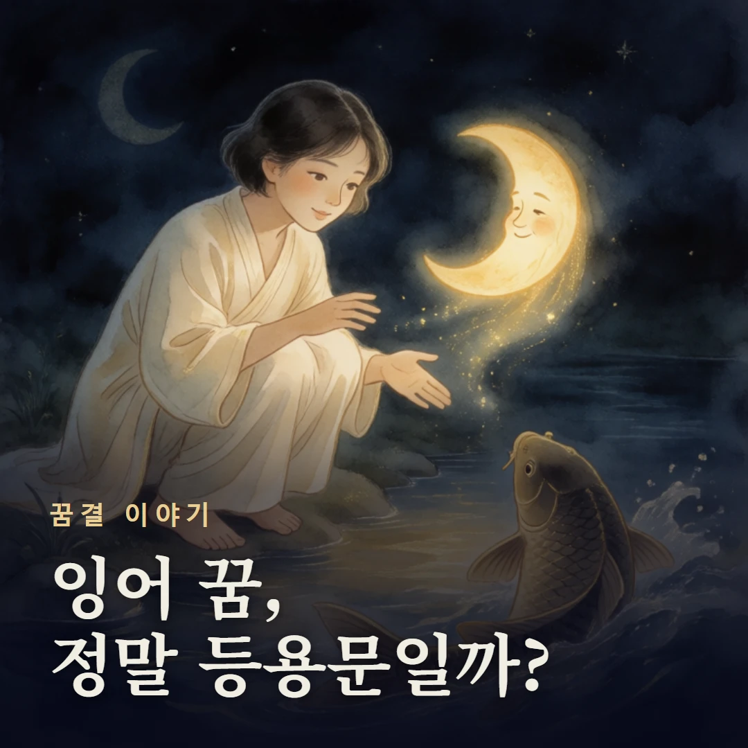 꿈결 이야기 표지 — 잉어 꿈, 정말 등용문일까?