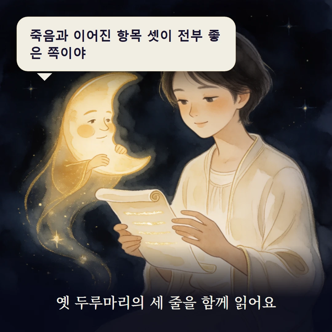 이야기 3컷 — 옛 두루마리의 세 줄을 함께 읽어요