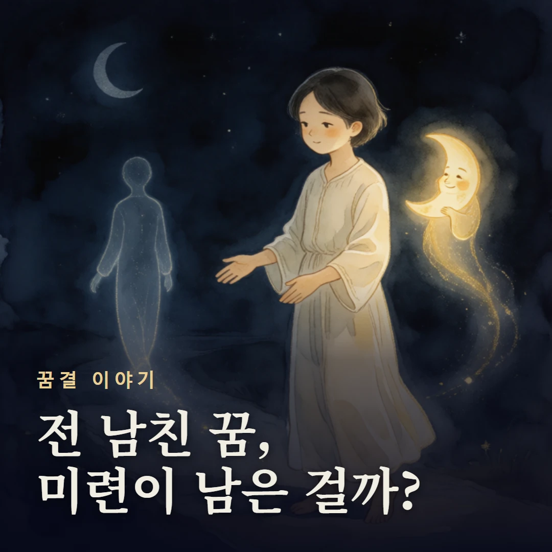 꿈결 이야기 표지 — 전 남친 꿈, 미련이 남은 걸까?