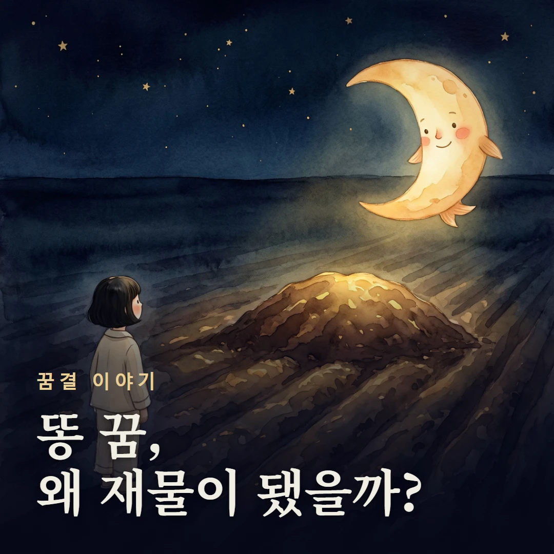 꿈결 이야기 표지 — 똥 꿈, 왜 재물이 됐을까?