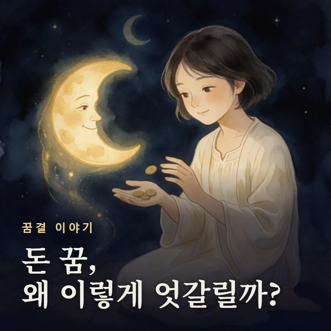 꿈결 이야기 표지 — 돈 꿈, 왜 이렇게 엇갈릴까?