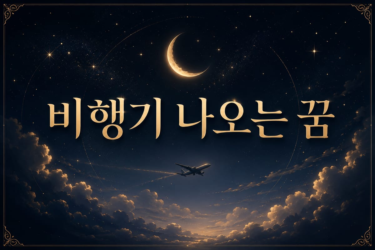 비행기 꿈 해몽 — 문헌의 오름은 내 몸이 오르는 것이었다