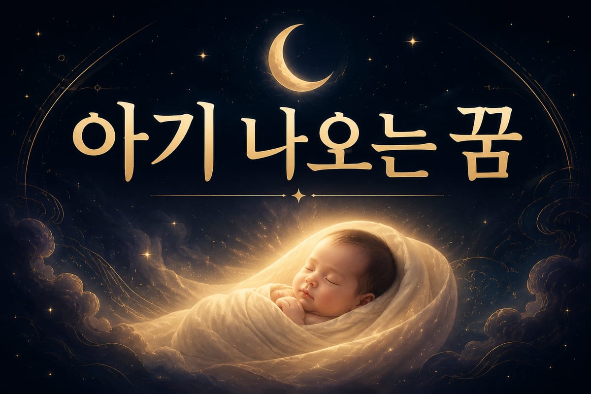 아기 꿈 해몽 — 새로 시작되는 것을 품는 자리