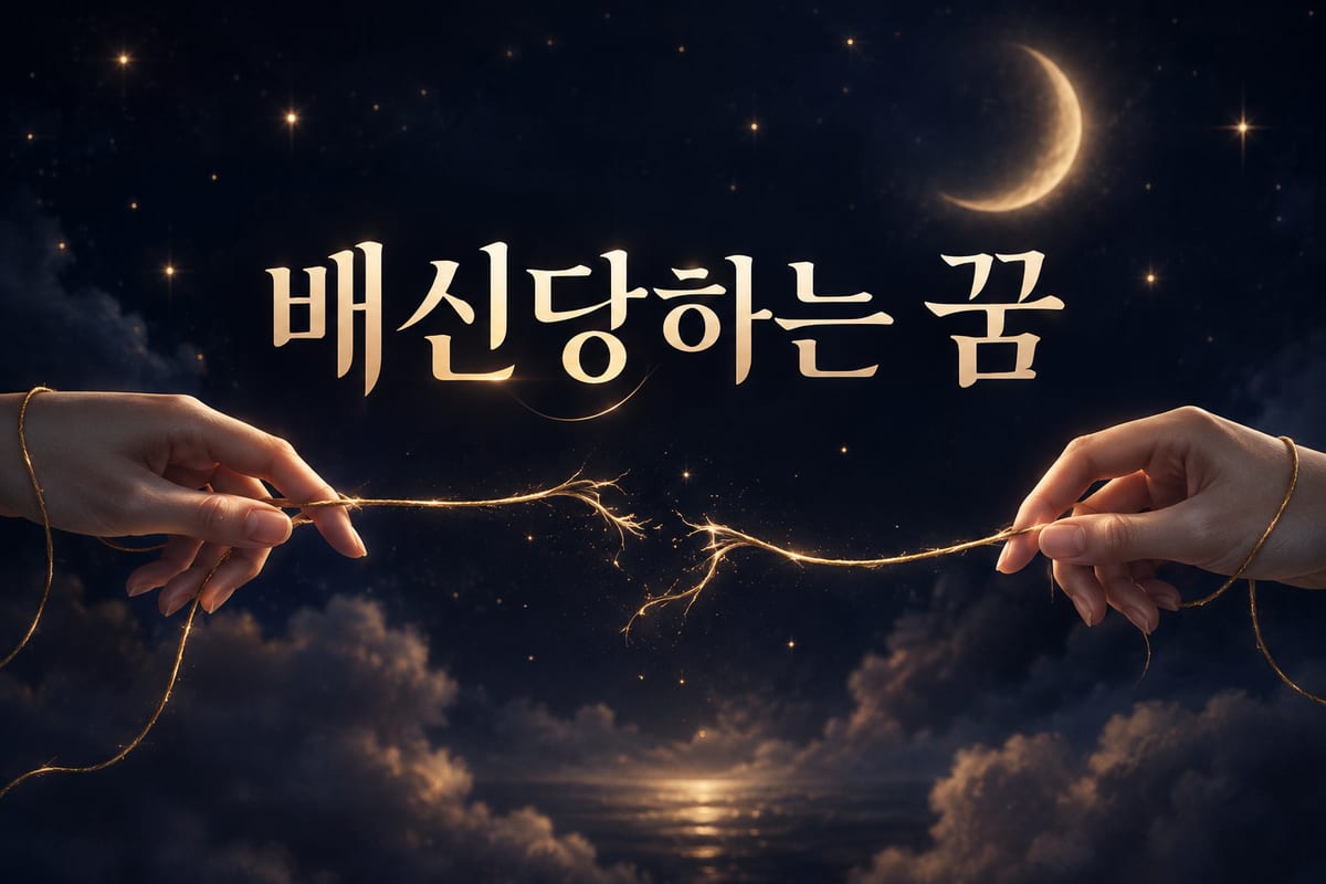 배신당하는 꿈 해몽 — 그 사람을 의심하라는 신호가 아닙니다