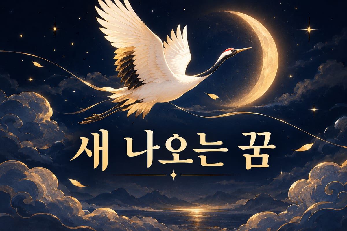 새 꿈 해몽 — 같은 울음인데 학과 앵무새가 갈린다