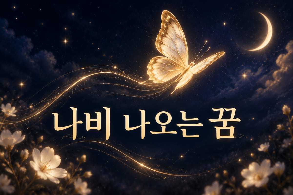 나비 꿈 해몽 — 길흉을 말하지 않은 채 남은 꿈