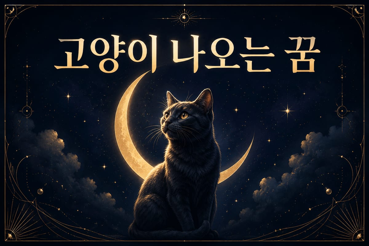 고양이 꿈 해몽 총정리 — 직감과 구설 사이의 상징