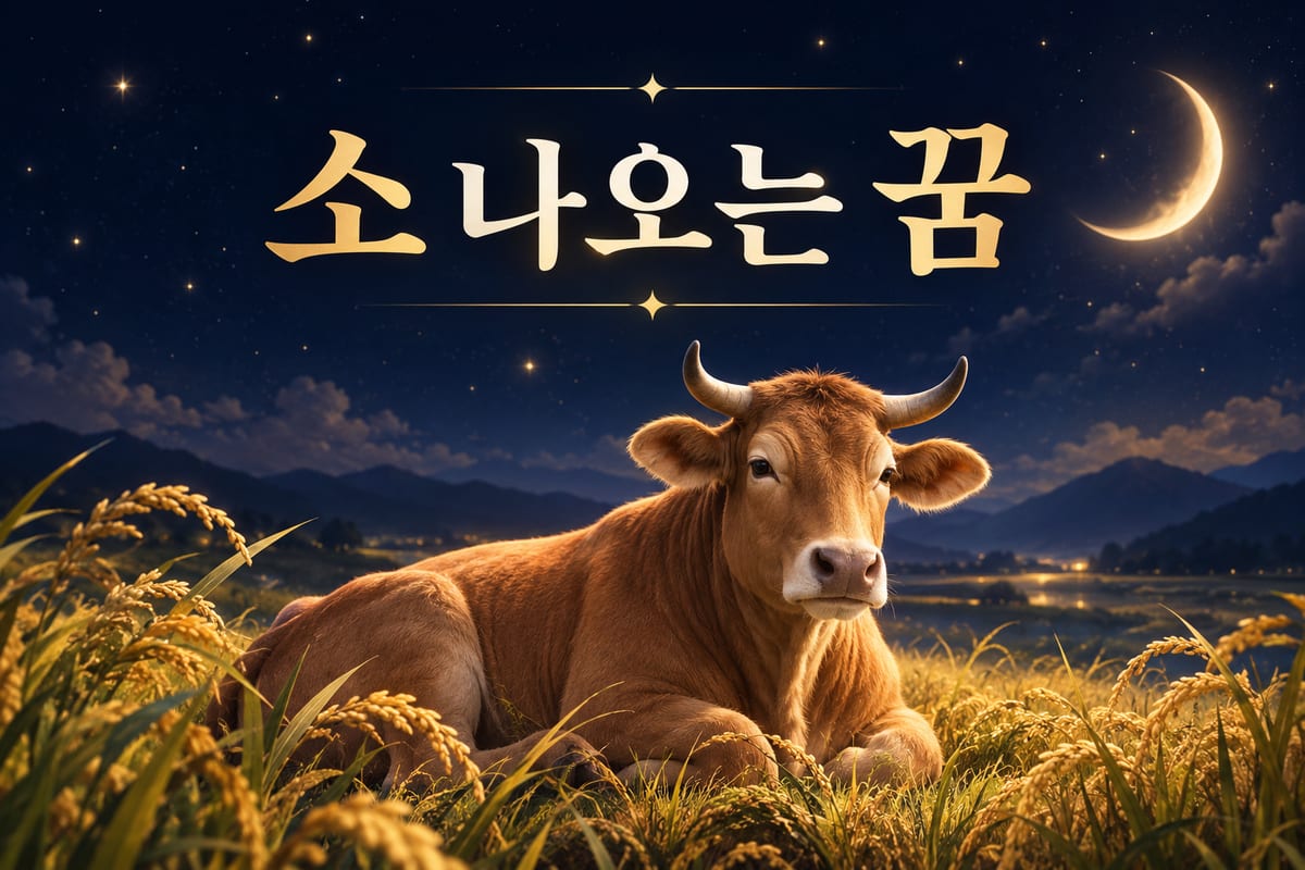 소 꿈 해몽 — 재산이면서 동시에 식구였던 짐승