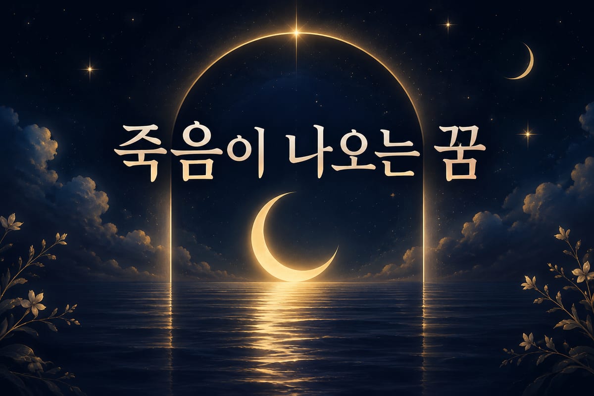 죽음 꿈 해몽 총정리 — 문헌은 죽음을 뒤집어 읽었다