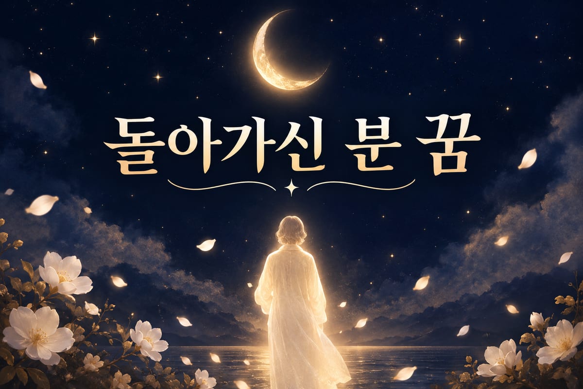 돌아가신 분 꿈 해몽 — 왜 길한 신호로 전해질까
