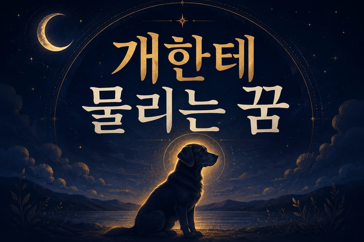 개한테 물리는 꿈 해몽 — 믿었던 곳에서 온 서운함일까