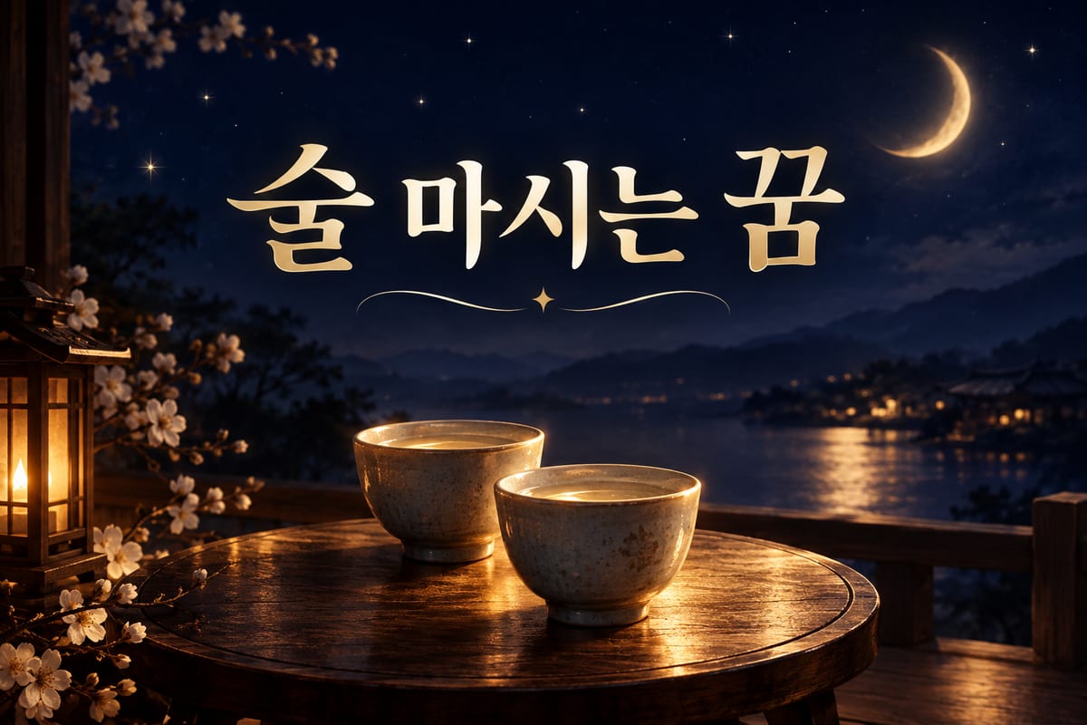 술 마시는 꿈 해몽 — 누구와 마셨는지가 갈랐다