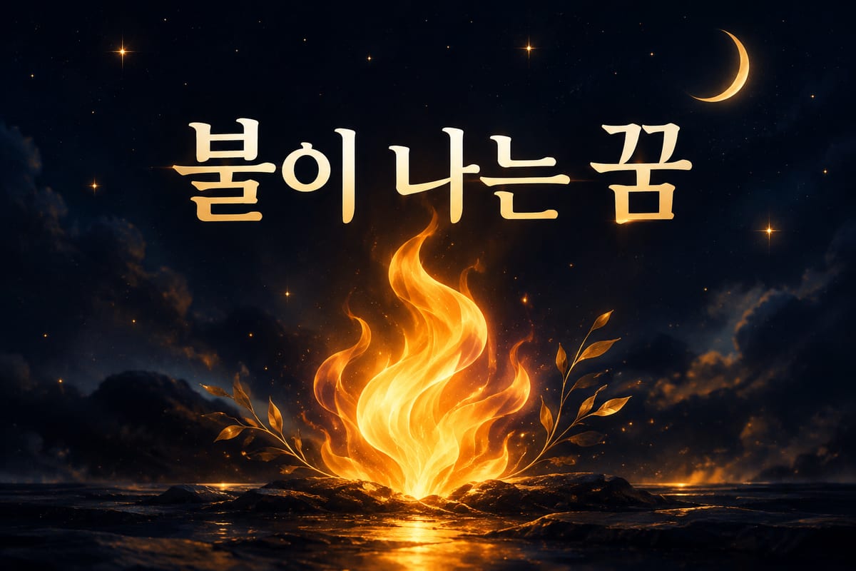 불꿈 해몽 총정리 — 태우는 것이 곧 일으키는 것