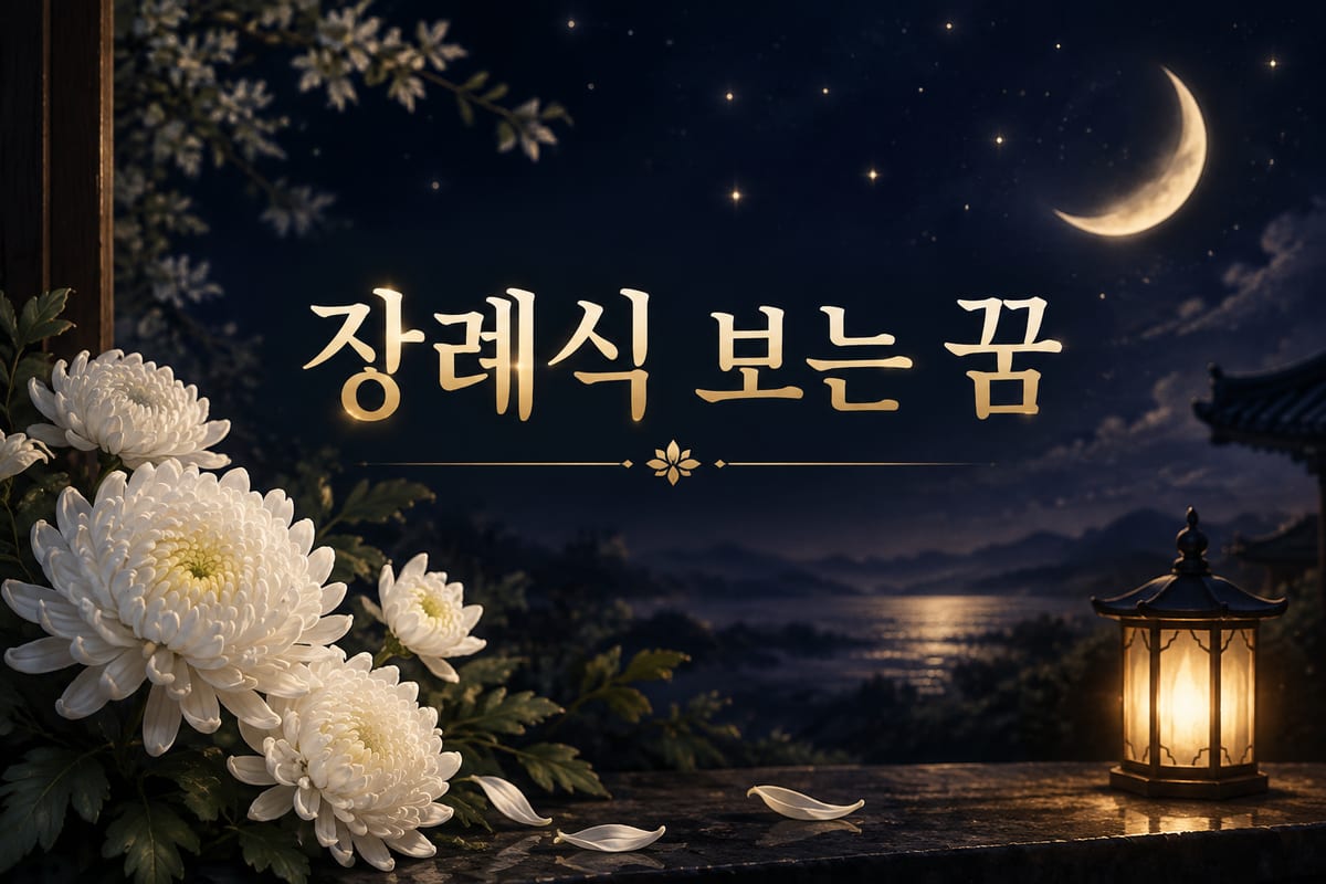 장례식 꿈 해몽 — 옛 기록은 하나같이 길하다 적었다