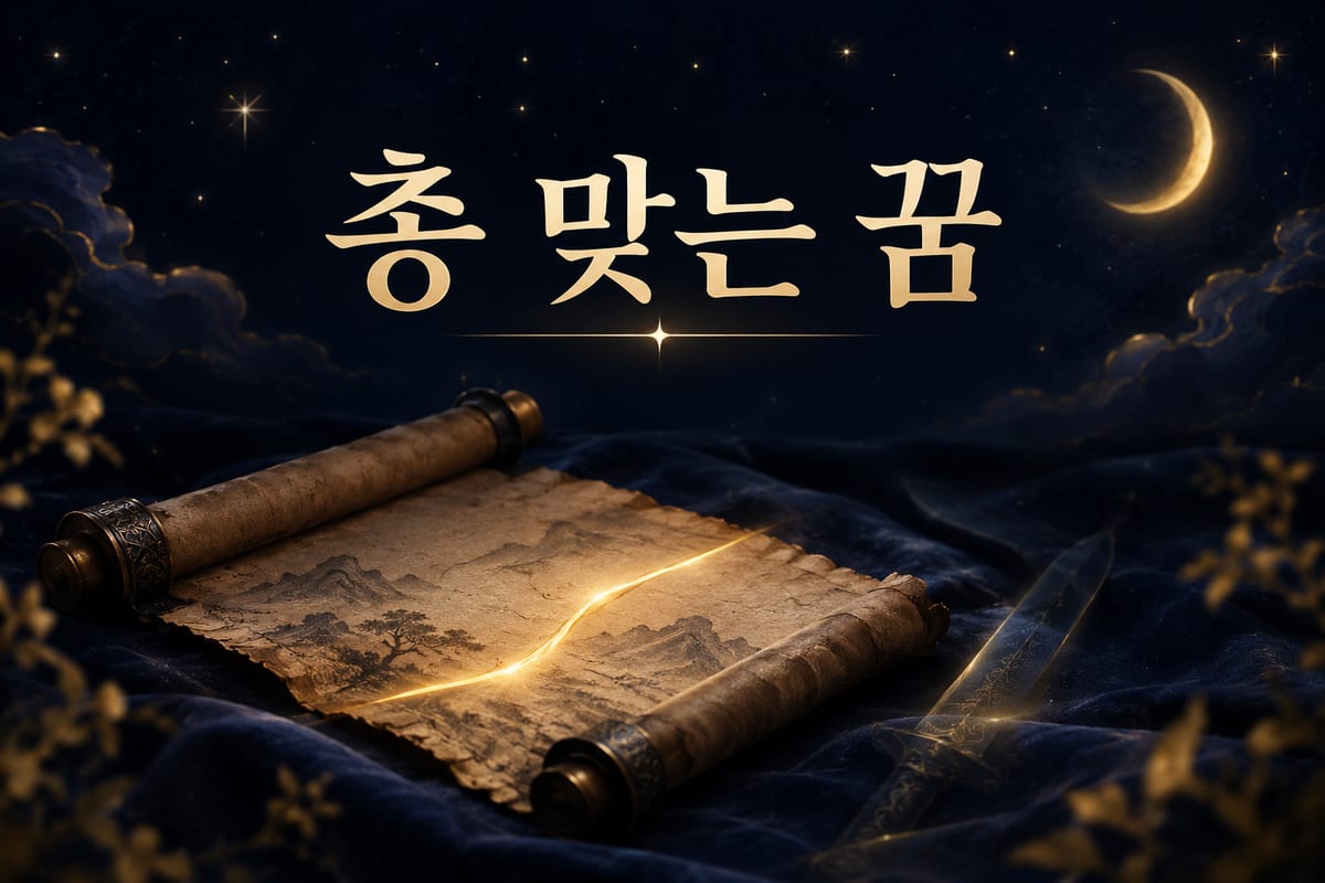 총 맞는 꿈 해몽 — 칼 항목을 그대로 옮겨도 될까