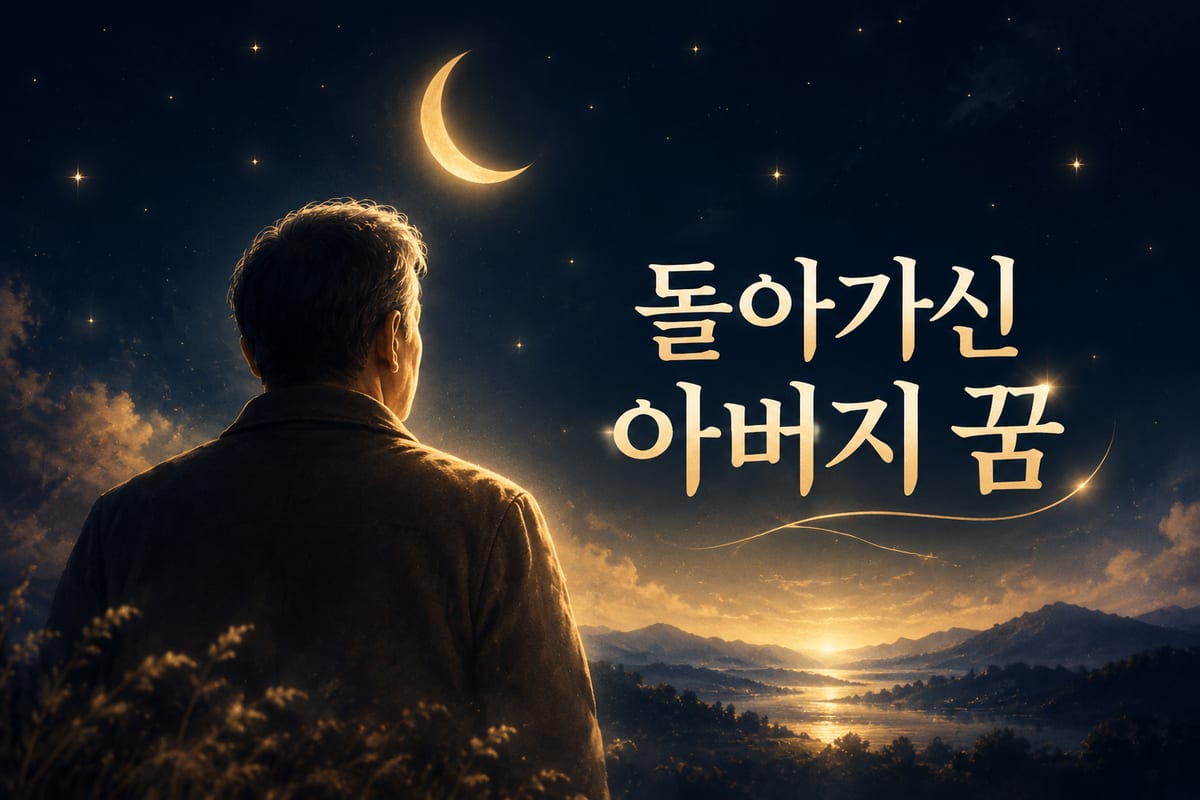 돌아가신 아버지 꿈 해몽 — 길몽일까 그리움일까