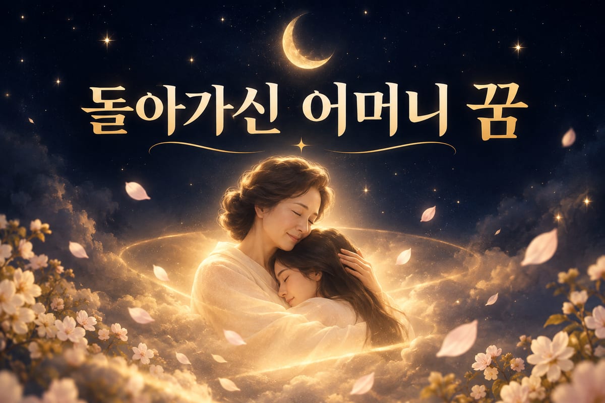 돌아가신 어머니 꿈 해몽 — 미안함이 비치는 자리