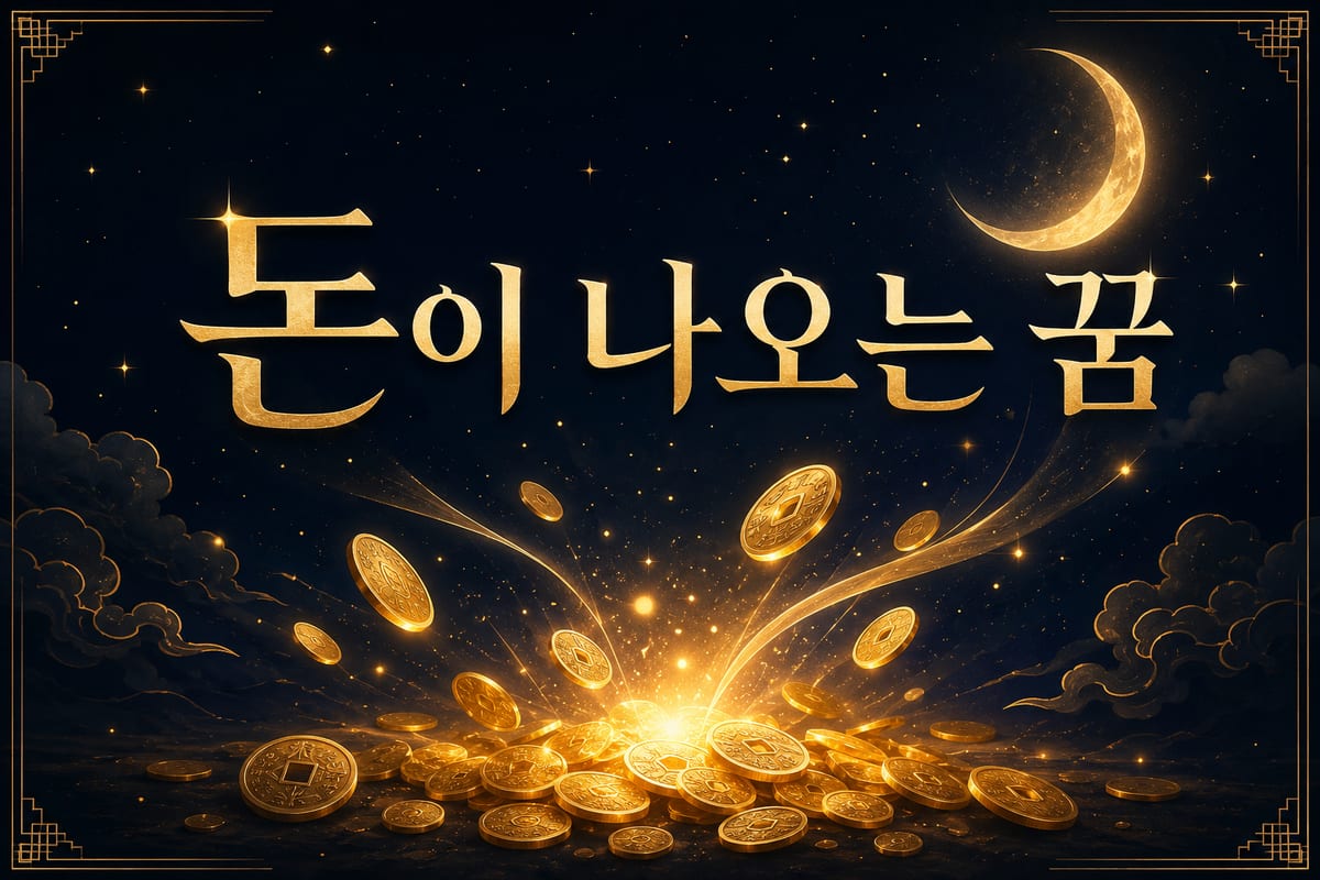 돈 꿈 해몽 총정리 — 들어오는 돈과 나가는 돈