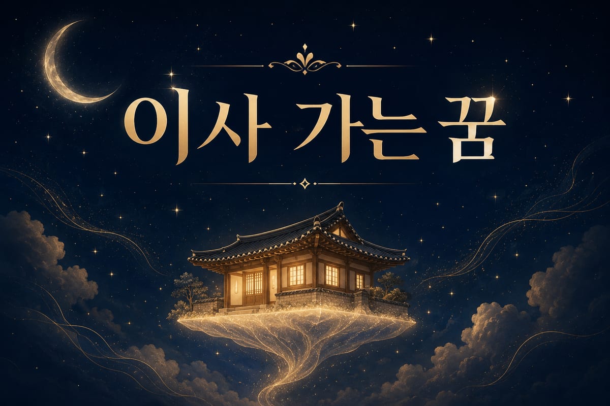 이사 가는 꿈 해몽 — 새 터전일까 흔들리는 자리일까