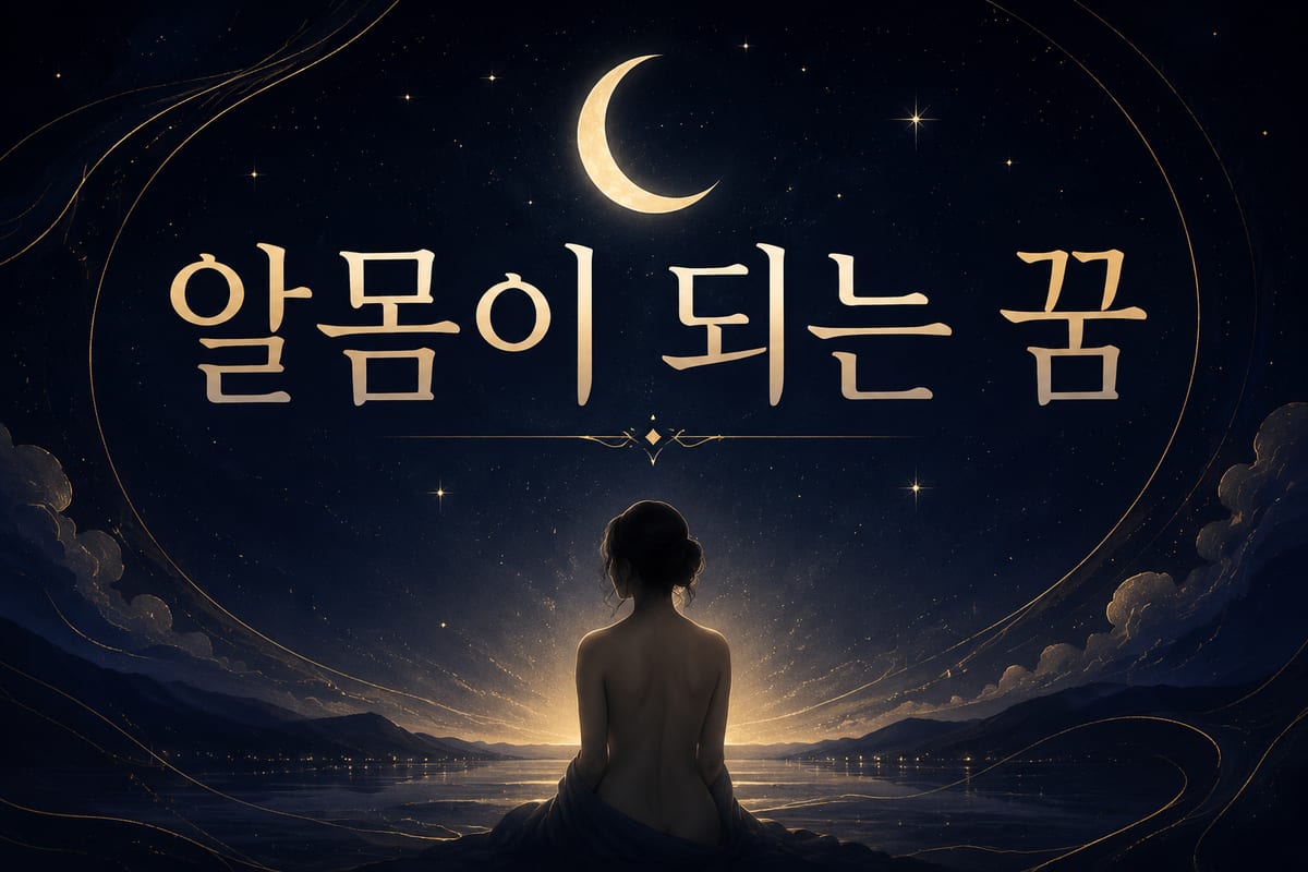 알몸 꿈 해몽 — 부끄러움 뒤에 숨은 마음 읽기