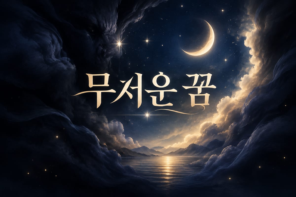 무서운 꿈 해몽 — 두려움은 꿈에서 가장 흔한 감정입니다