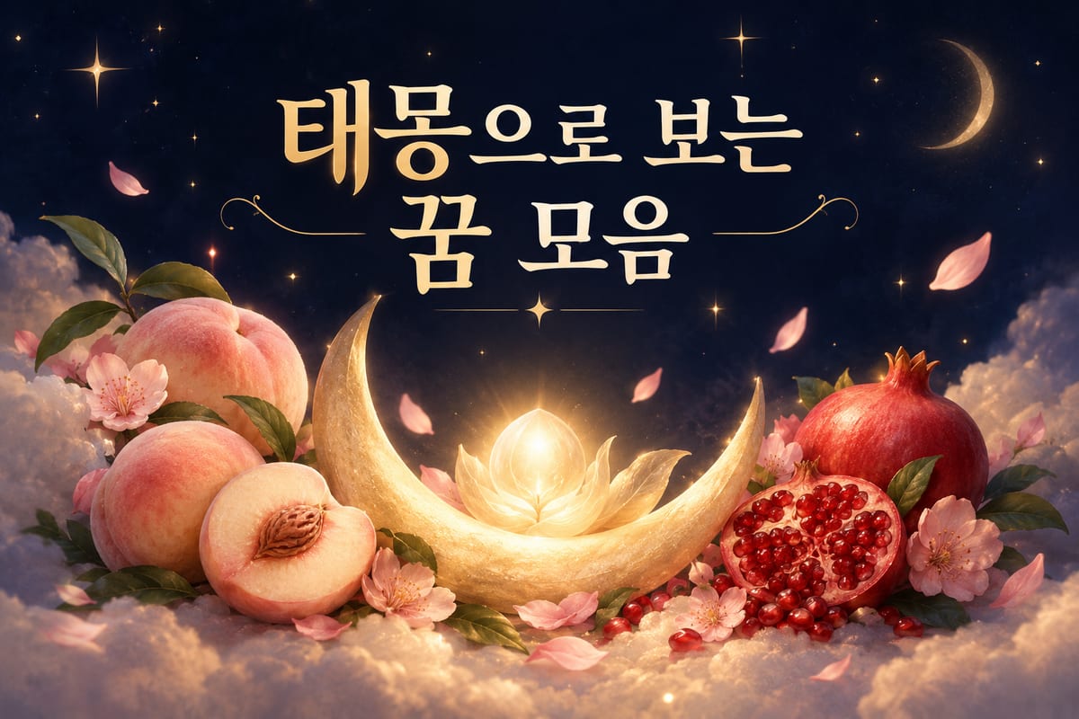 태몽으로 보는 꿈 모음 — 무슨 꿈이 태몽일까