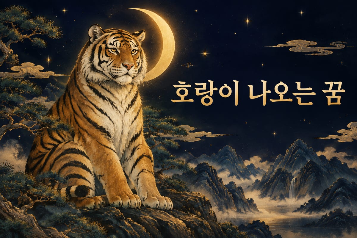 호랑이 꿈 해몽 — 산신이면서 무서웠던 존재였다